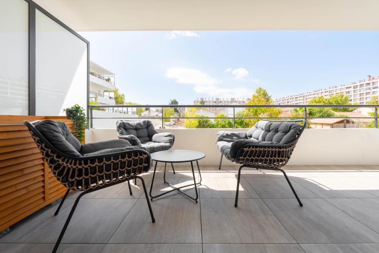 T2 Entre La Plage Et Le Velodrome-Terrasse / Parking Marseilles Exterior foto